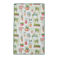Potted Plants Dishtowel