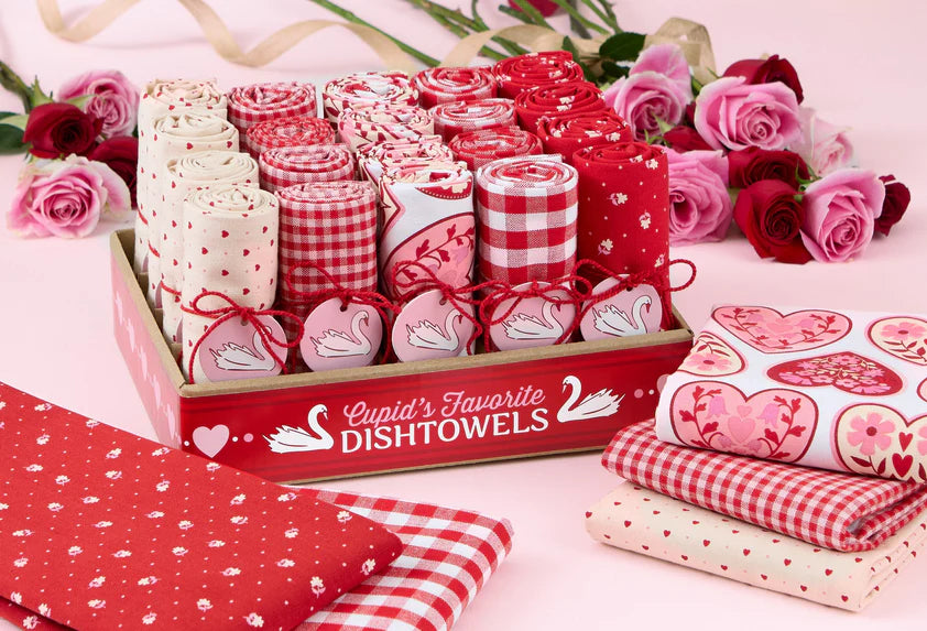 Cupid's Favorite Assorted Dishtowels