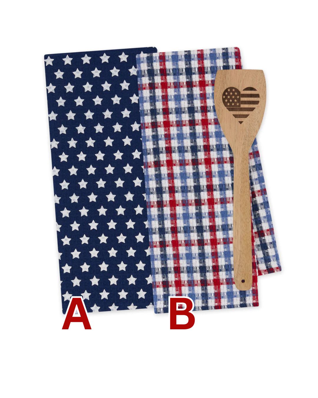 Americana Dishtowel + Spatula Gift Assorted Set Mixed Pack