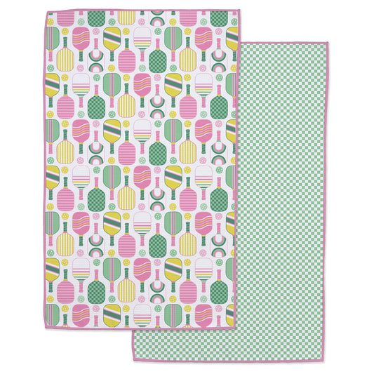 Pickleball Printed Dishtowel