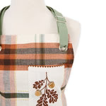 Autumn Picnic Plaid Embellished Apron