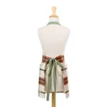 Autumn Picnic Plaid Embellished Apron