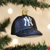 Yankees Baseball Cap (Go O'S) - Old World Christmas Ornament