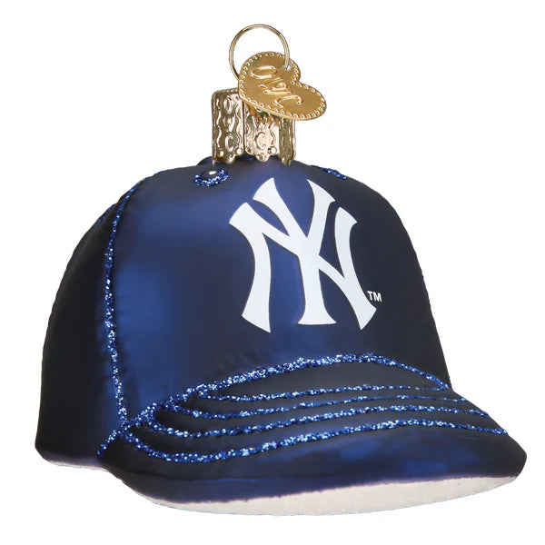 Yankees Baseball Cap (Go O'S) - Old World Christmas Ornament