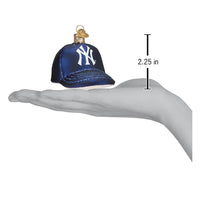 Yankees Baseball Cap (Go O'S) - Old World Christmas Ornament