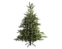 94" Silver/Warm White Lights Tree Bunch LED Flashing