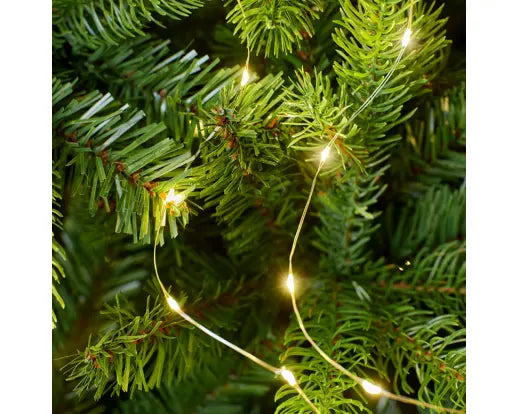 94" Silver/Warm White Lights Tree Bunch LED Flashing