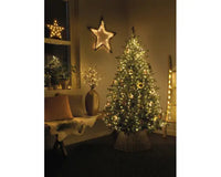 94" Green/Warm White Lights Tree Bunch with LED Flashing