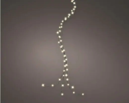 118" Green/Warm White Lights LED Garland Flashing