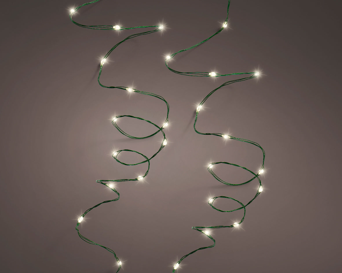 Green/Warm, 8-Function LED Fairy Lights