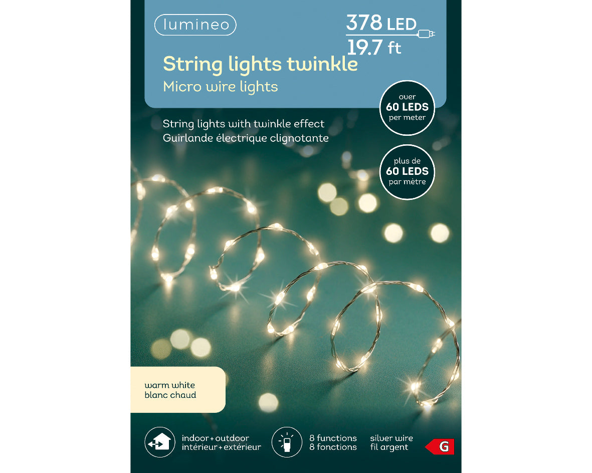Silver/Warm, Extra Dense Micro LEDLights