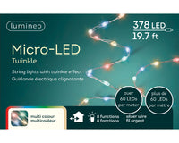 Silver/Multi, Extra Dense Micro LED Lights