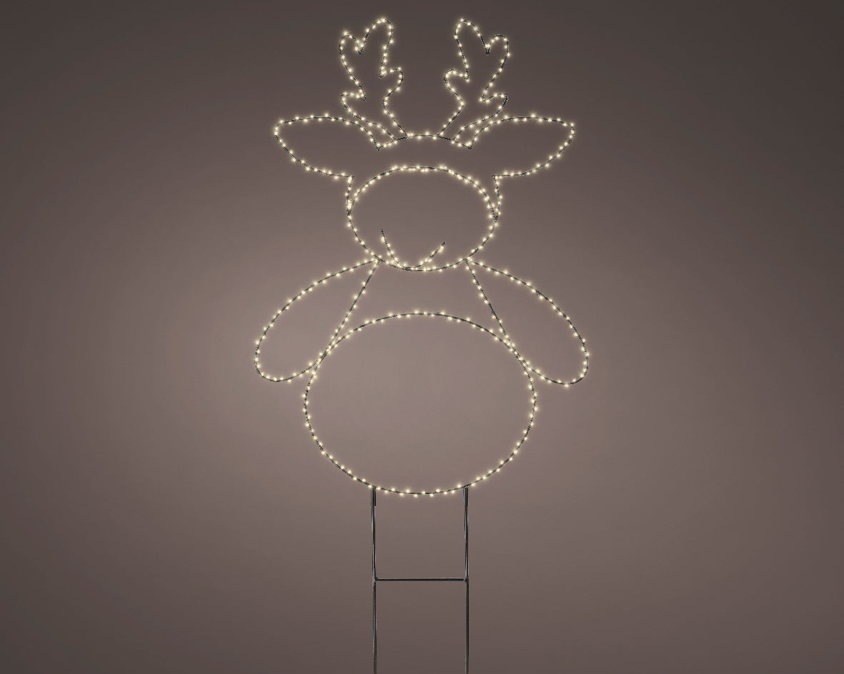 30" LED Reindeer Garden Stake