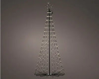 71" Tree Outdoor RGB Black Frame