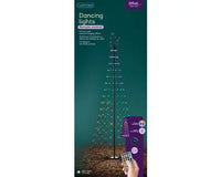 71" Tree Outdoor RGB Black Frame