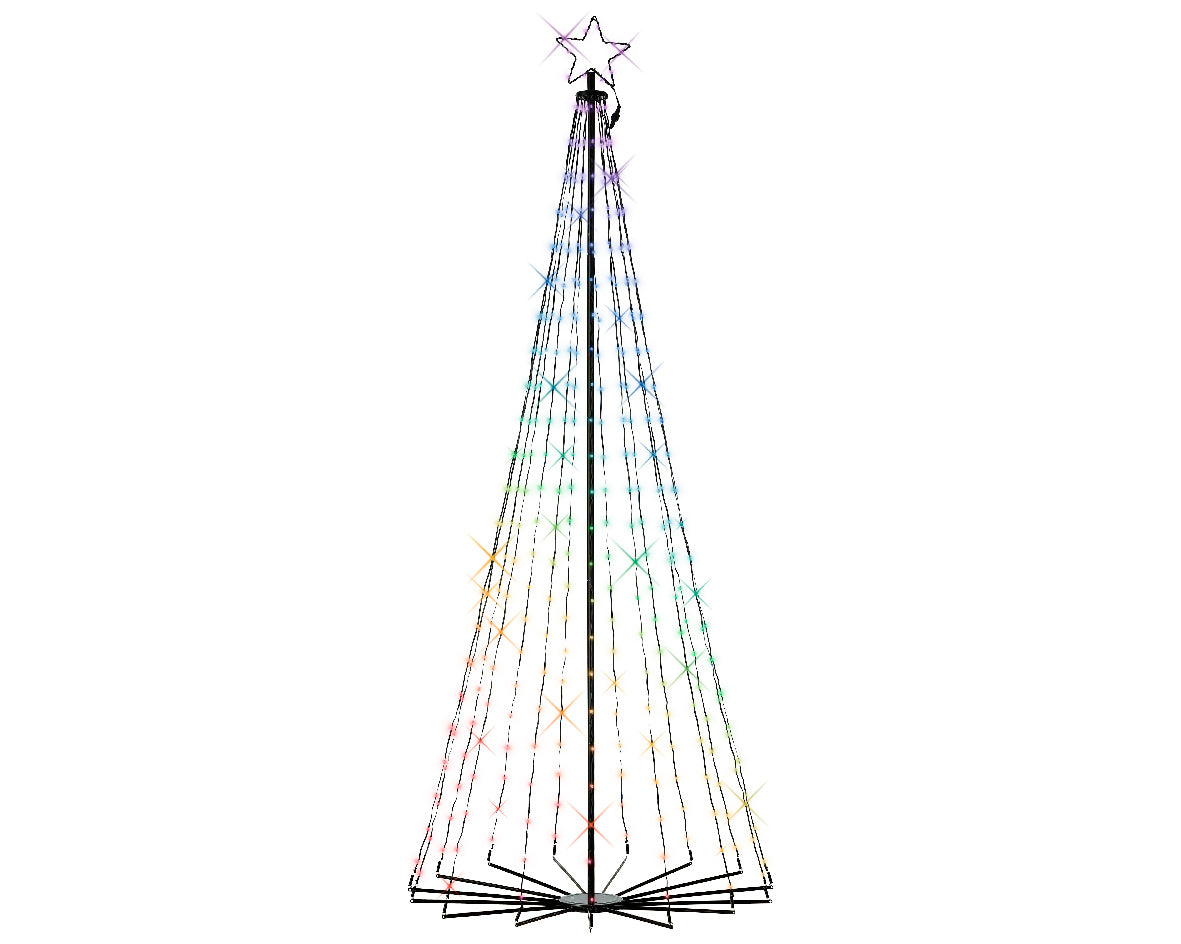 94" Black/RGB Outdoor Tree LED Lights