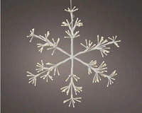 31" White/Warm White LED Snowflake