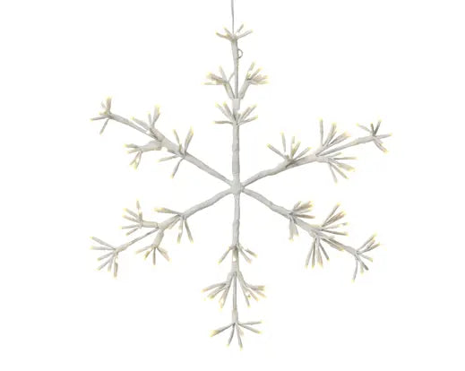 31" White/Warm White LED Snowflake