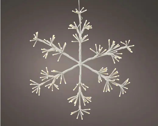 Snowflake Led 43" White/Warm