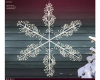 Snowflake Led 43" White/Warm