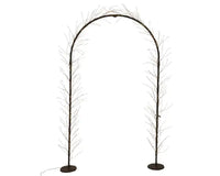 51"X90" Brown/Warm White Arch with LED