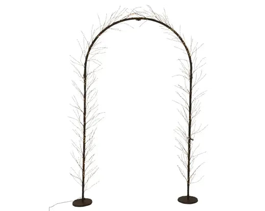 51"X90" Brown/Warm White Arch with LED