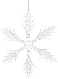 Snowflake Glass Ornament Assorted