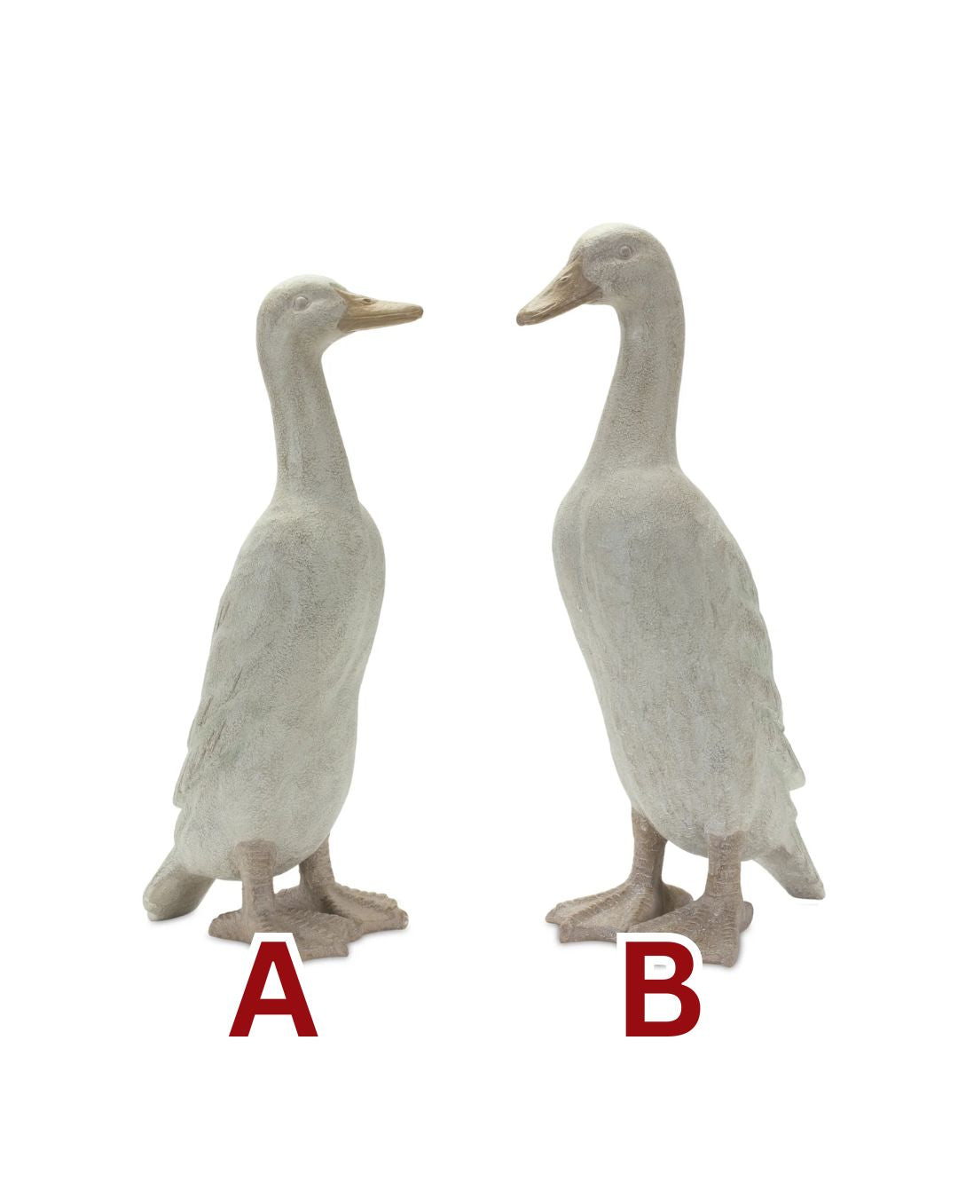17" Duck Figurine Resin - Assorted