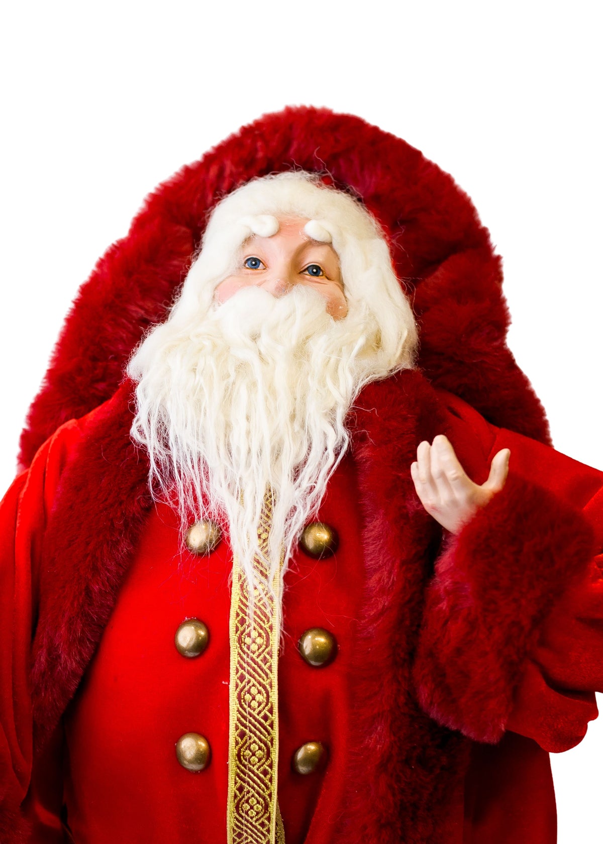 23" Red Gold Santa Figurine (CLR)