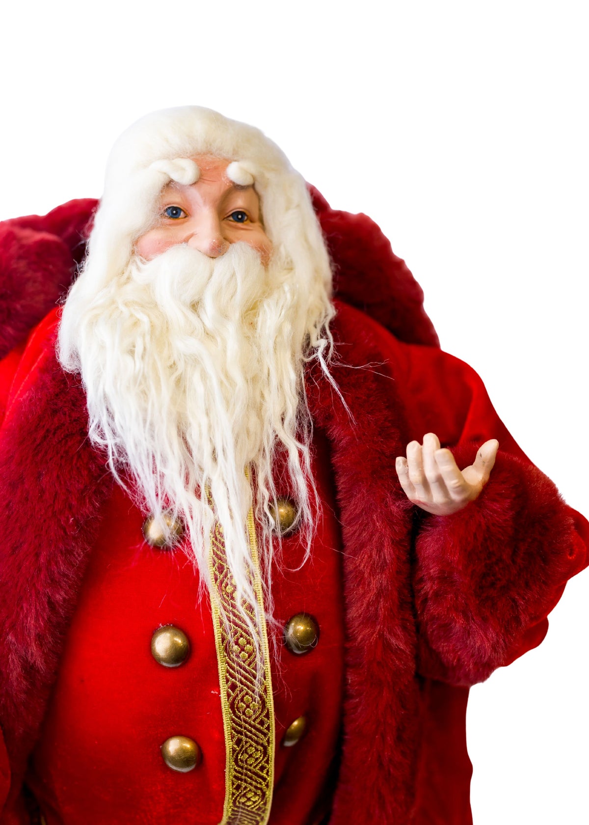 23" Red Gold Santa Figurine (CLR)