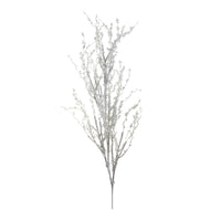 32" Beaded/Glittered Silver Branch