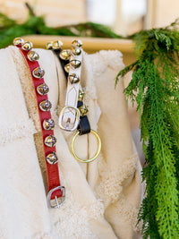 3' White Narrow Bell Strap with 20 Bells