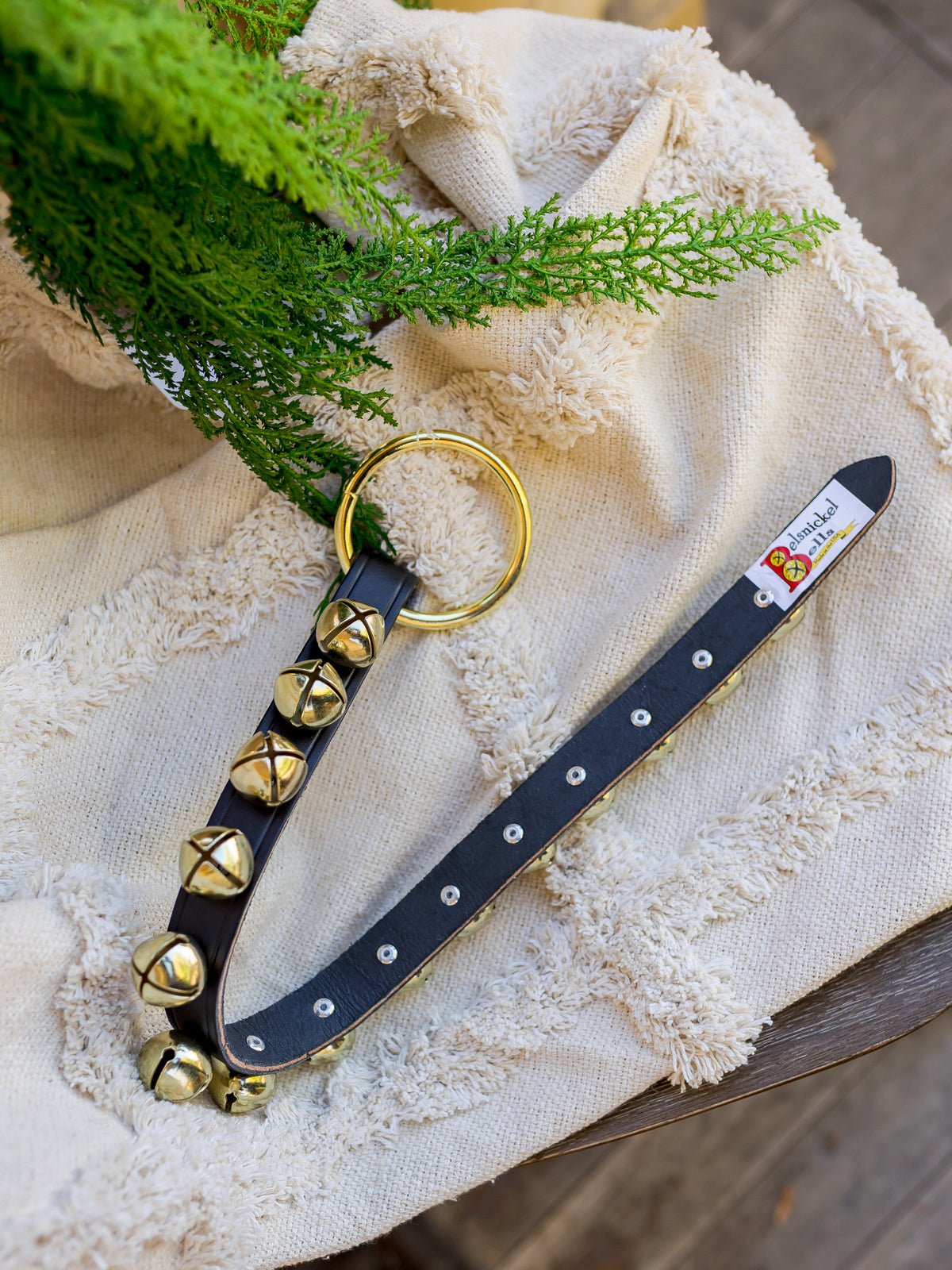 STRAP BELL NARROW 3' W/20 BELLS BLACK