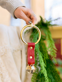 7" Red Ring Elf Textured Bell