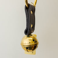 8" Black Elf Bell with Brass Bell