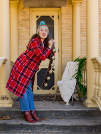 34" Dark Brown Extra Wide Bell Strap with 6 Bells