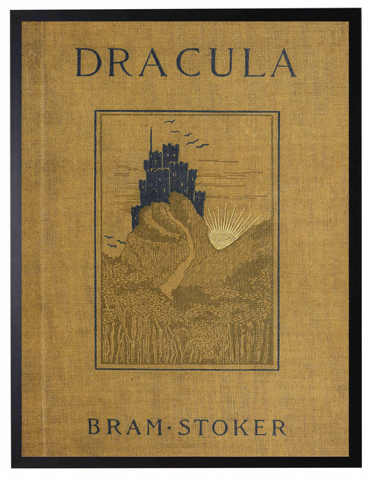 Artwork Dracula Book Vintage 12X16