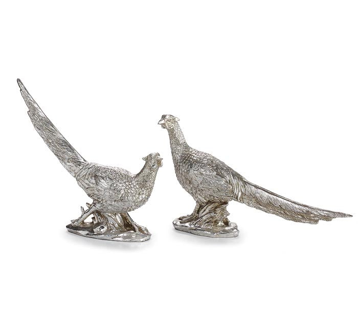 Silver Sculpted Pheasant, Assorted
