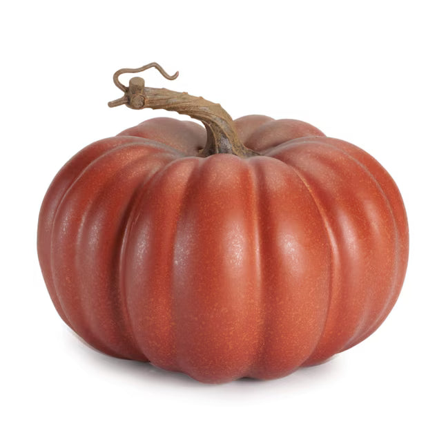 Rustic Ribbed Decorative Pumpkin Assorted