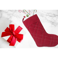 Elliot Ruby Stocking