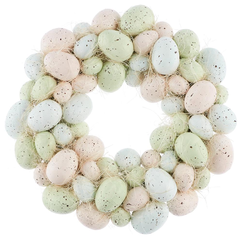 11.5" Egg Wreath, Mixed