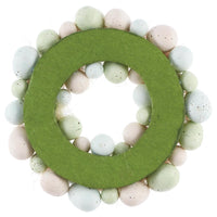 11.5" Egg Wreath, Mixed