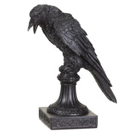 12" Crow on Stand Candleholder Assorted