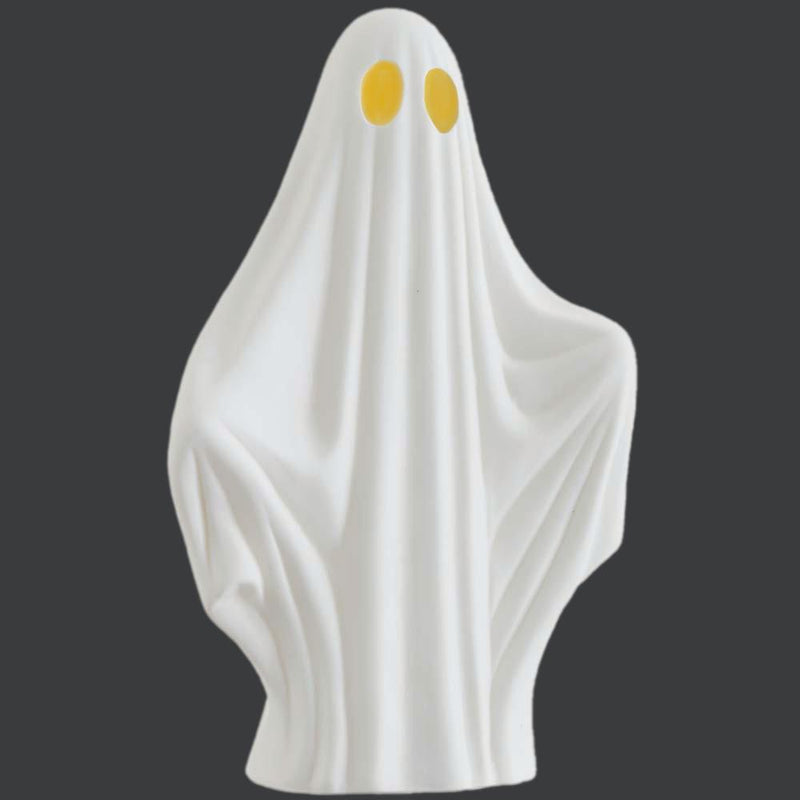 10.5" Battery Operated Ghost With Light White