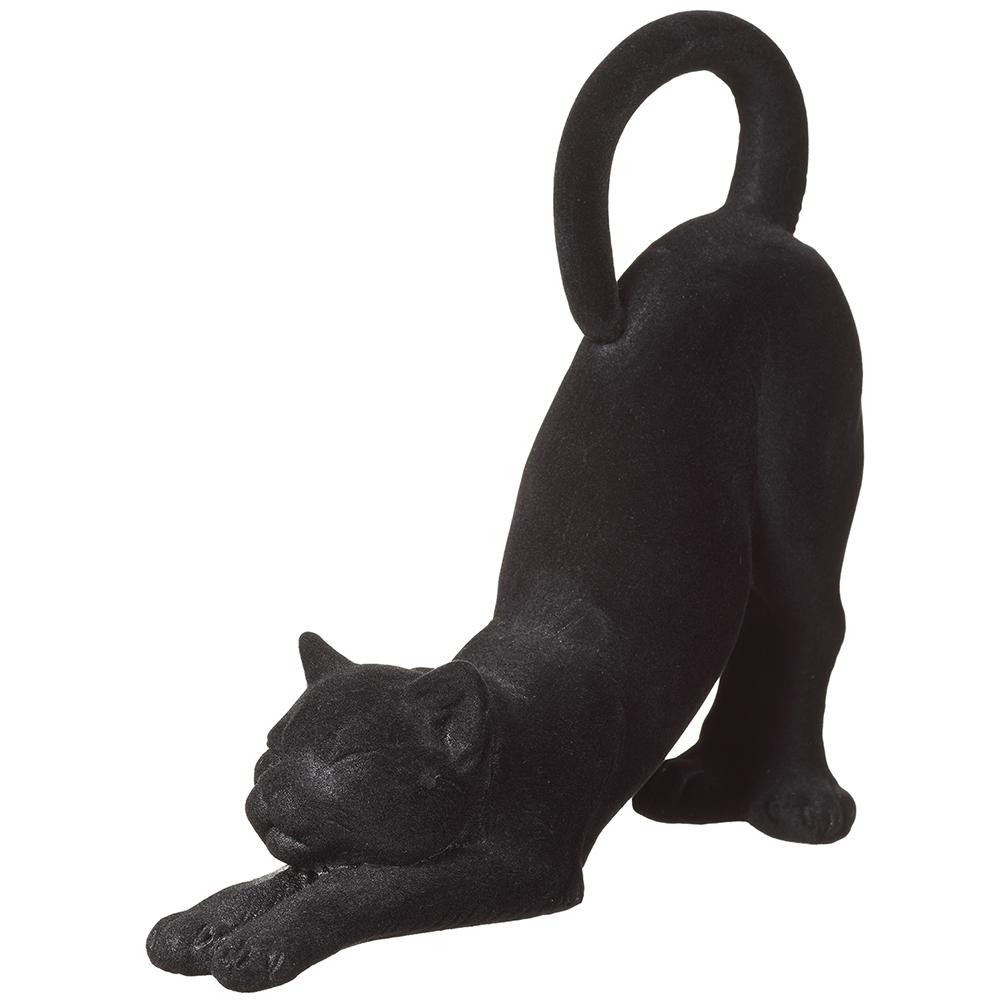 11" Downward Black Cat - Halloween