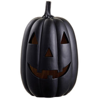 11" Battery Operated Jack-O-Lantern With Light Black