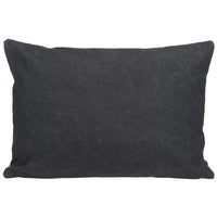 Black Cream Happy Halloween Skulls Rectangle Pillow