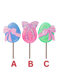 Eggs with Plaid Bows, Assorted