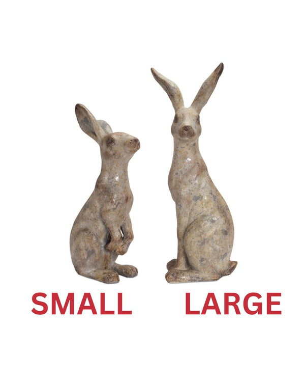 Easter Spring Rabbit Polystone, Assorted