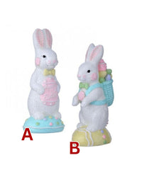 7" Resin Sugared Sweets Bunny Assorted